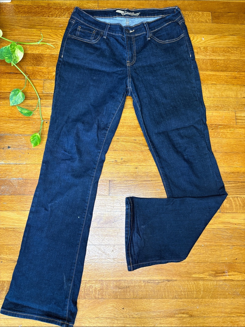 Old Navy Dark Blue Bootcut Jeans